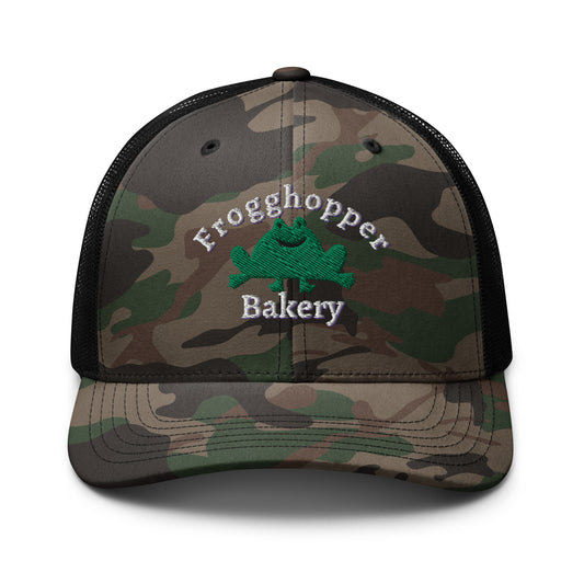 Frogghopper Bakery Camouflage Trucker Hat