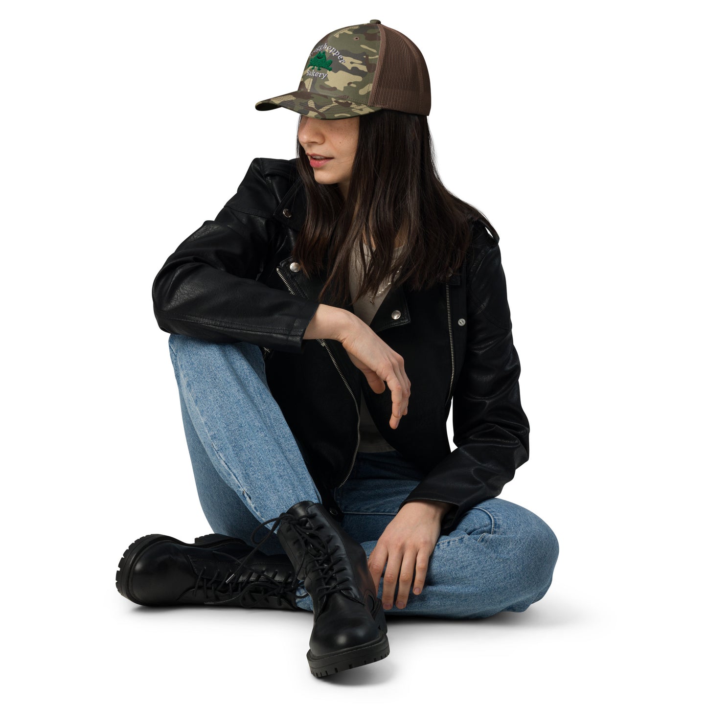 Frogghopper Bakery Camouflage Trucker Hat