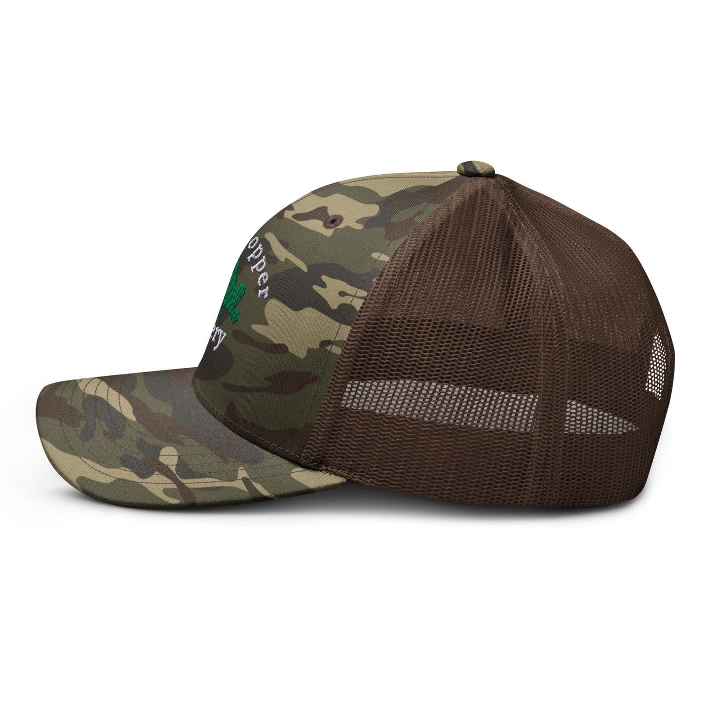 Frogghopper Bakery Camouflage Trucker Hat